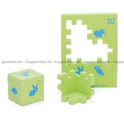 Billede af Happy Cube: Junior - Animals (grøn)