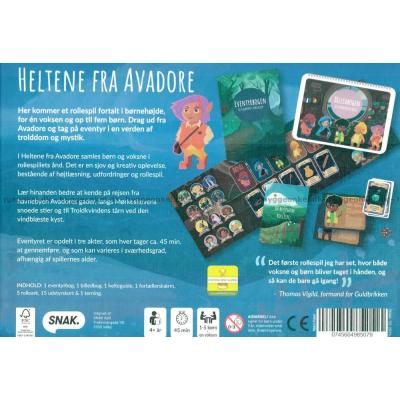 Bagsiden af æsken
