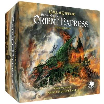 Billede af Horror on the Orient Express: The Board Game set skråt oppefra