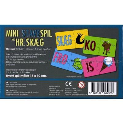 Bagsiden af æsken