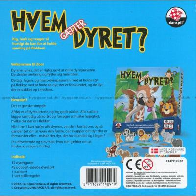 Bagsiden af æsken