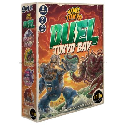 Billede af King Of Tokyo: Duel - Tokyo Bay set skråt oppefra