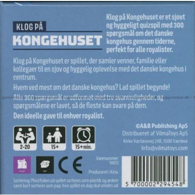 Bagsiden af æsken