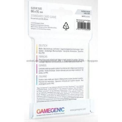 Billede af Kortlommer: Gamegenic - 50 stk 66 x 91 mm - matte