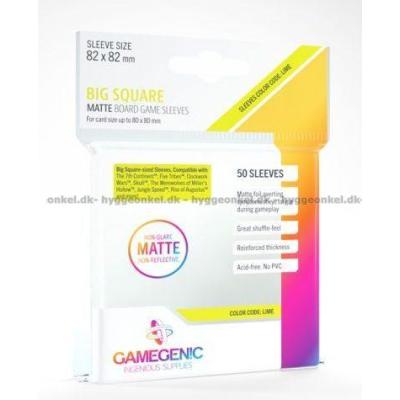 Kortlommer: Gamegenic - 50 stk 82 x 82 mm - matte