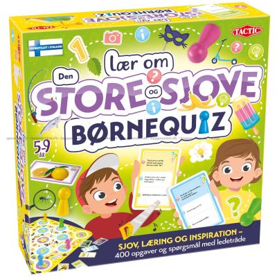 Billede af Lær om: Den store sjove børnequiz set oppefra