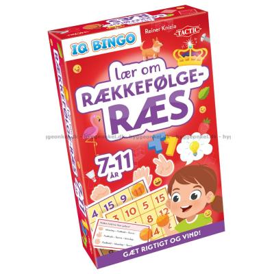 IQ Bingo: Lær om rækkefølge-ræs