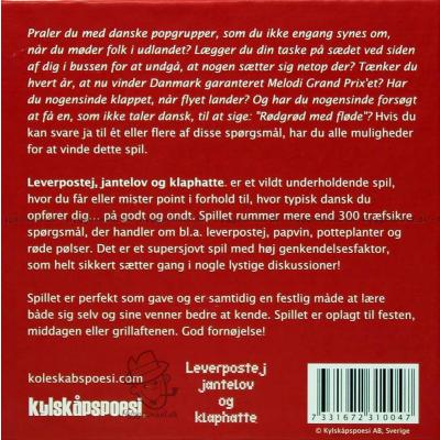 Bagsiden af æsken