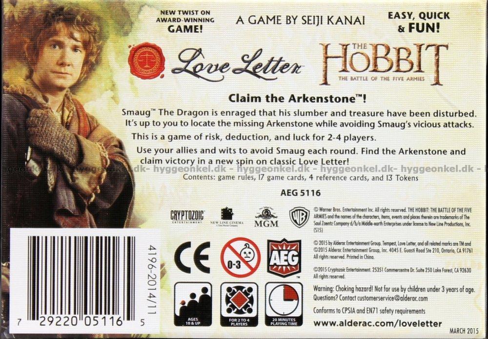 Love Letter Hobbit Sender Alle Hverdage UDG ET 