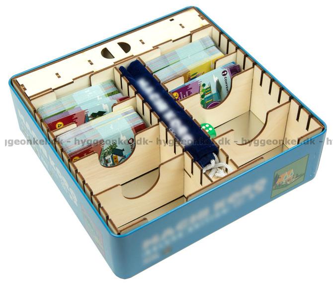 The Broken Token Compact Card Game Organizer - Wood Storage Box With Dividers, Fits KeyForge & FFG Deluxe Expansion Boxes - View #3