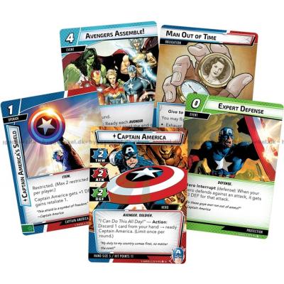 Billede af Marvel Champions - The Card Game: Captain America