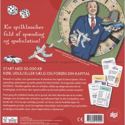 Bagsiden af æsken