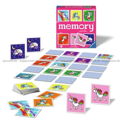 Billede af Memory: Enhjørninge