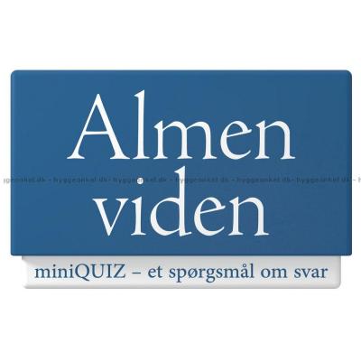 MiniQuiz: Almen viden 1