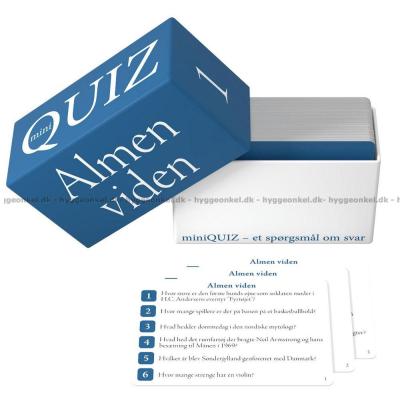 Billede af MiniQuiz: Almen viden 1
