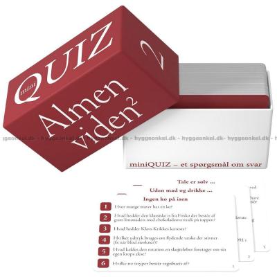 Billede af MiniQuiz: Almen viden 2