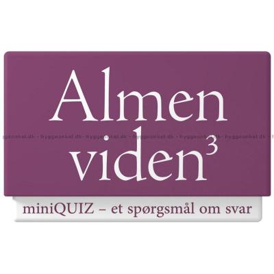 MiniQuiz: Almen viden 3