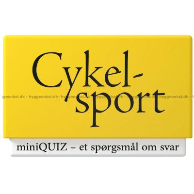 MiniQuiz: Cykelsport