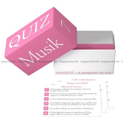 Billede af MiniQuiz: Musik