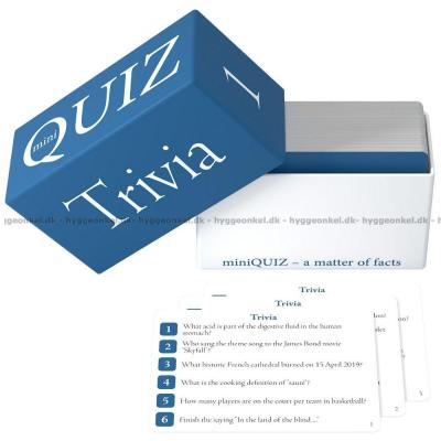Billede af MiniQuiz: Trivia - Engelsk
