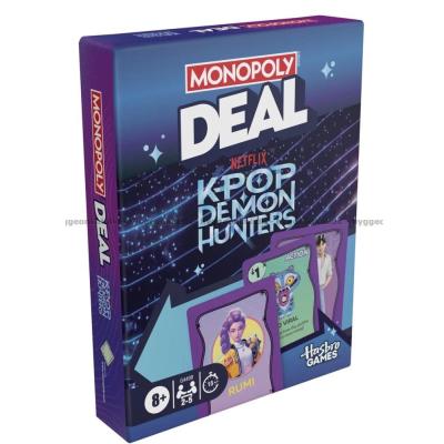 Billede af Monopoly: Deal - KPop Demon Hunters set skråt oppefra