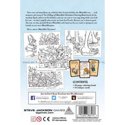 Munchkin: 12 Days of Christmas Coloring Book