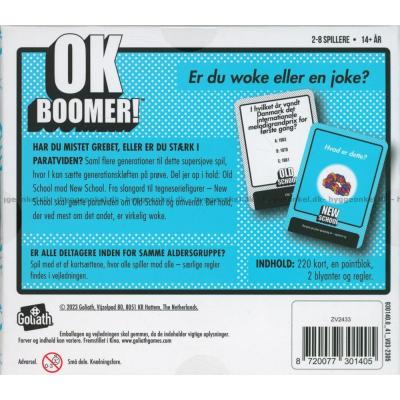 Bagsiden af æsken