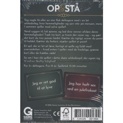 Bagsiden af æsken