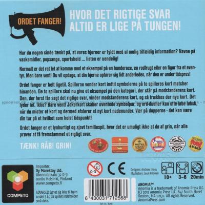 Bagsiden af æsken