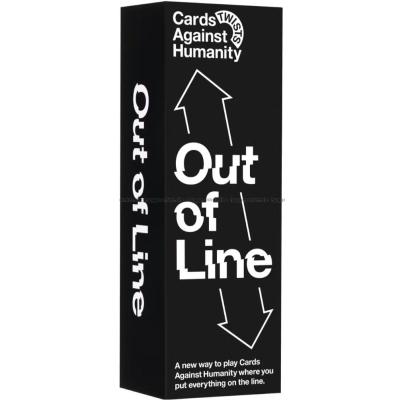 Billede af Cards Against Humanity: Out of Line set skråt oppefra