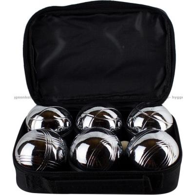 Petanque: 6 kugler - I nylontaske