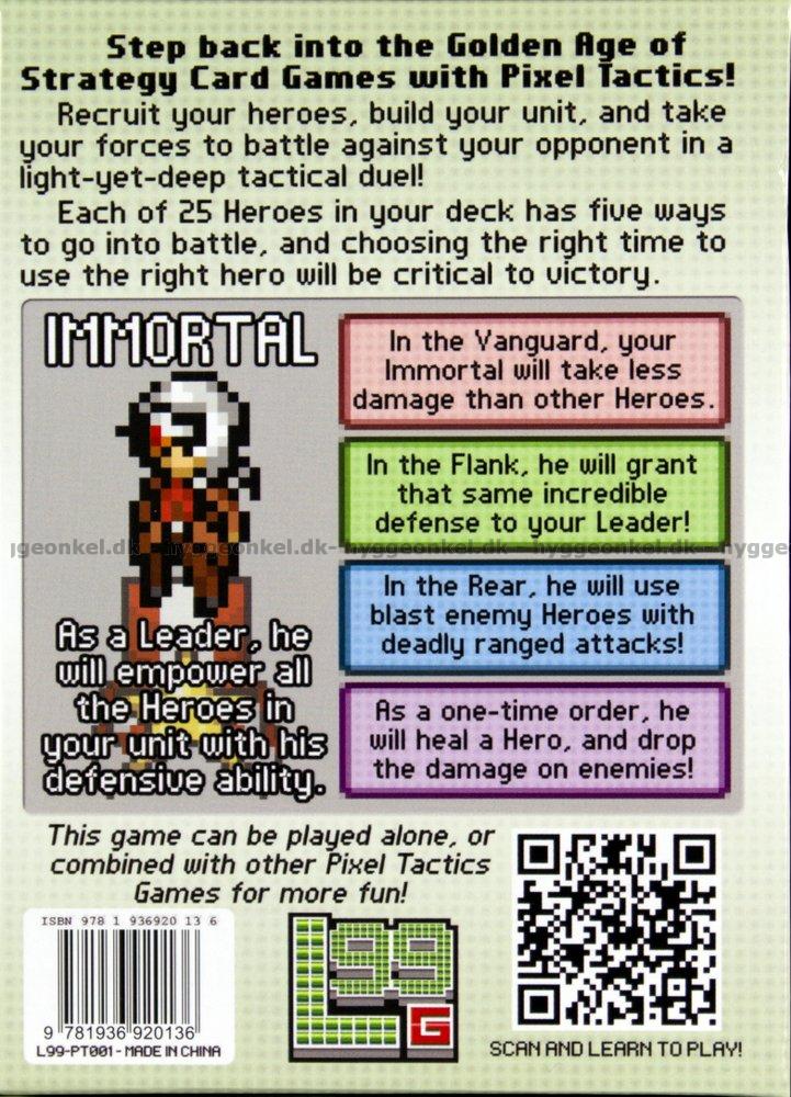 Køb Pixel Tactics 2 billigt. Emærket UDGÅET!!!
