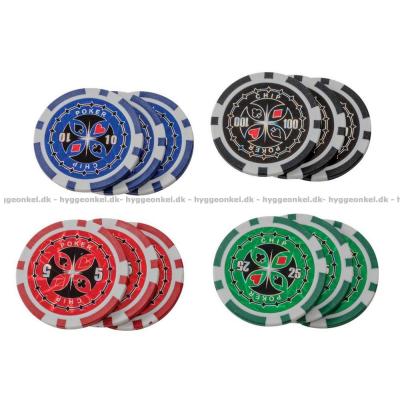 Billede af Poker Jetoner: 100 stk.i kuffert
