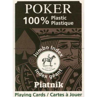 Pokerkort: Brun - Fra Piatnik