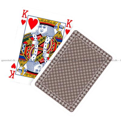 Billede af Pokerkort: Brun - Fra Piatnik