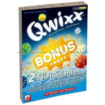 Billede af Qwixx: Bonus blokke set skråt oppefra