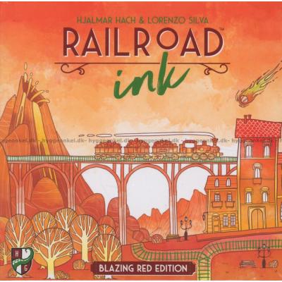 Railroad Ink: Blazing Red - Engelsk
