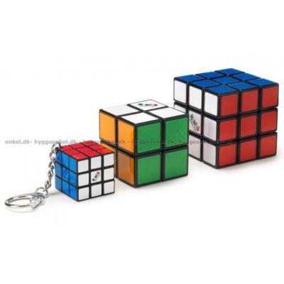 Rubiks terning: 3x3 - 2x2 plus nøglering