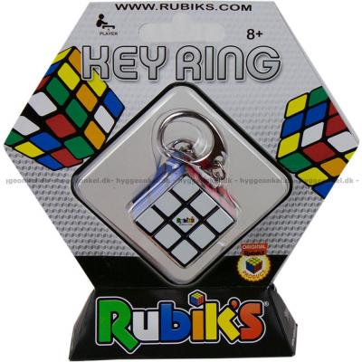 Billede af Rubiks terning: 3x3 nøglering set oppefra