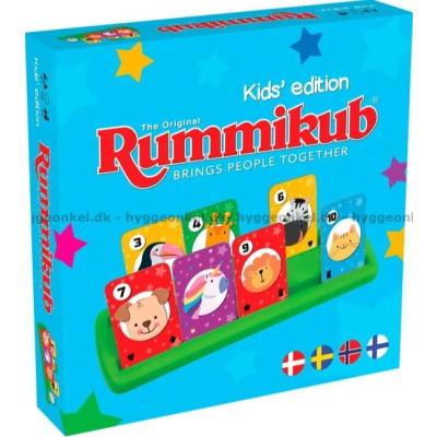 Billede af Rummikub: Kids' edition set skråt oppefra