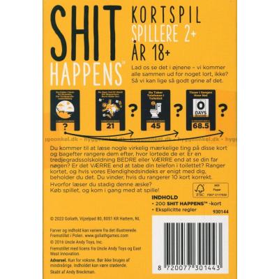Bagsiden af æsken
