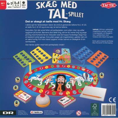 Bagsiden af æsken