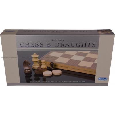 Billede af Skak og dam: 34 cm - Fra Gibsons set oppefra