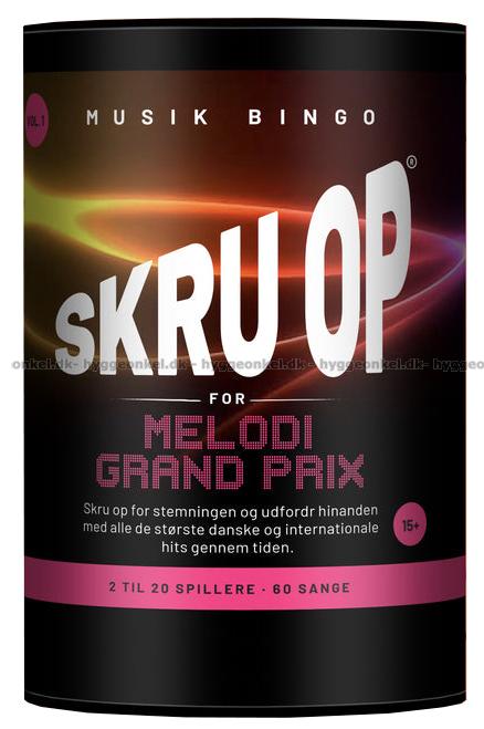 Skru op for 80'erne – Skru op for musik bingo