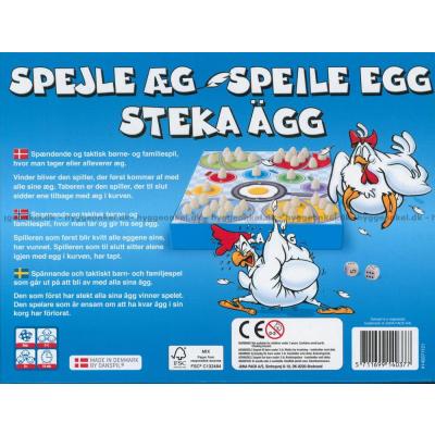Bagsiden af æsken