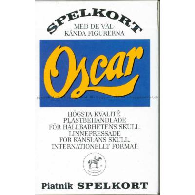 Spillekort Oscar - Blå