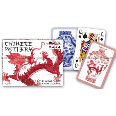 Billede af Spillekort: Chinese Pottery - 2 sæt