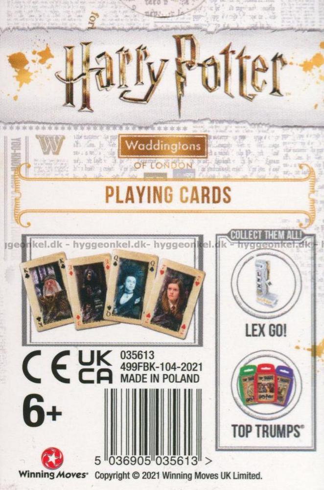 forbedre definitive gøre det muligt for Spillekort: Harry Potter → Køb det billigt i dag! - 5036905035613
