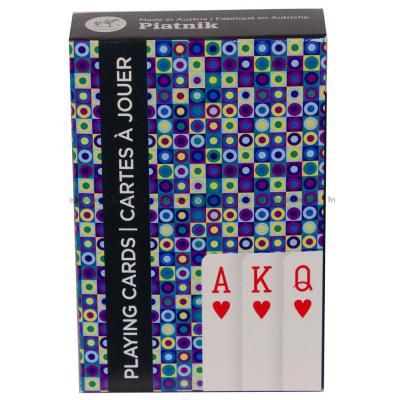 Spillekort: Prikker - Blå