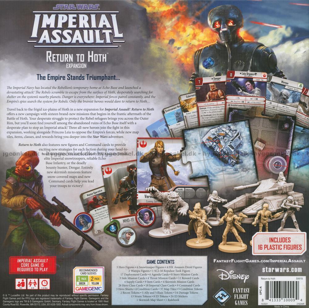 Feldherr Schaumstoffeinsatz Für Star Wars Imperial Assault – Return To Hoth